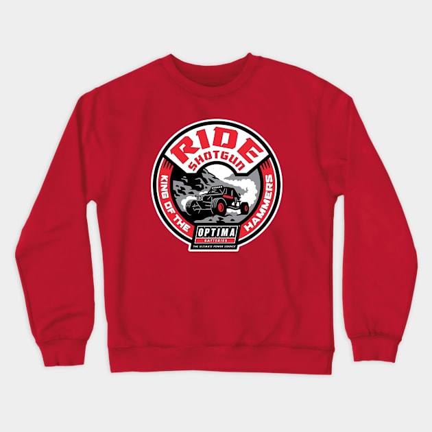 Ride Shotguna - King Of The Hammers Crewneck Sweatshirt by Ride Shotguna